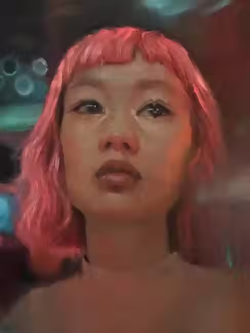 Surreal painting of a lone figure in a vast space, symbolizing isolation and introspection