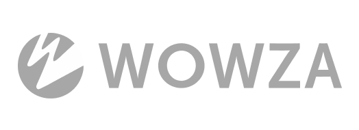 לוגו Wowza בשחור ולבן