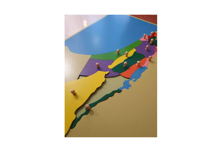 מפת פאזל של ישראל ואזורי הארץ Israel Puzzle Map.png