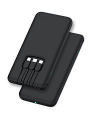 Power Bank with in-built Cables