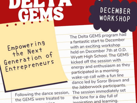 Teaching Social Media Marketing to the Delta GEMS!!