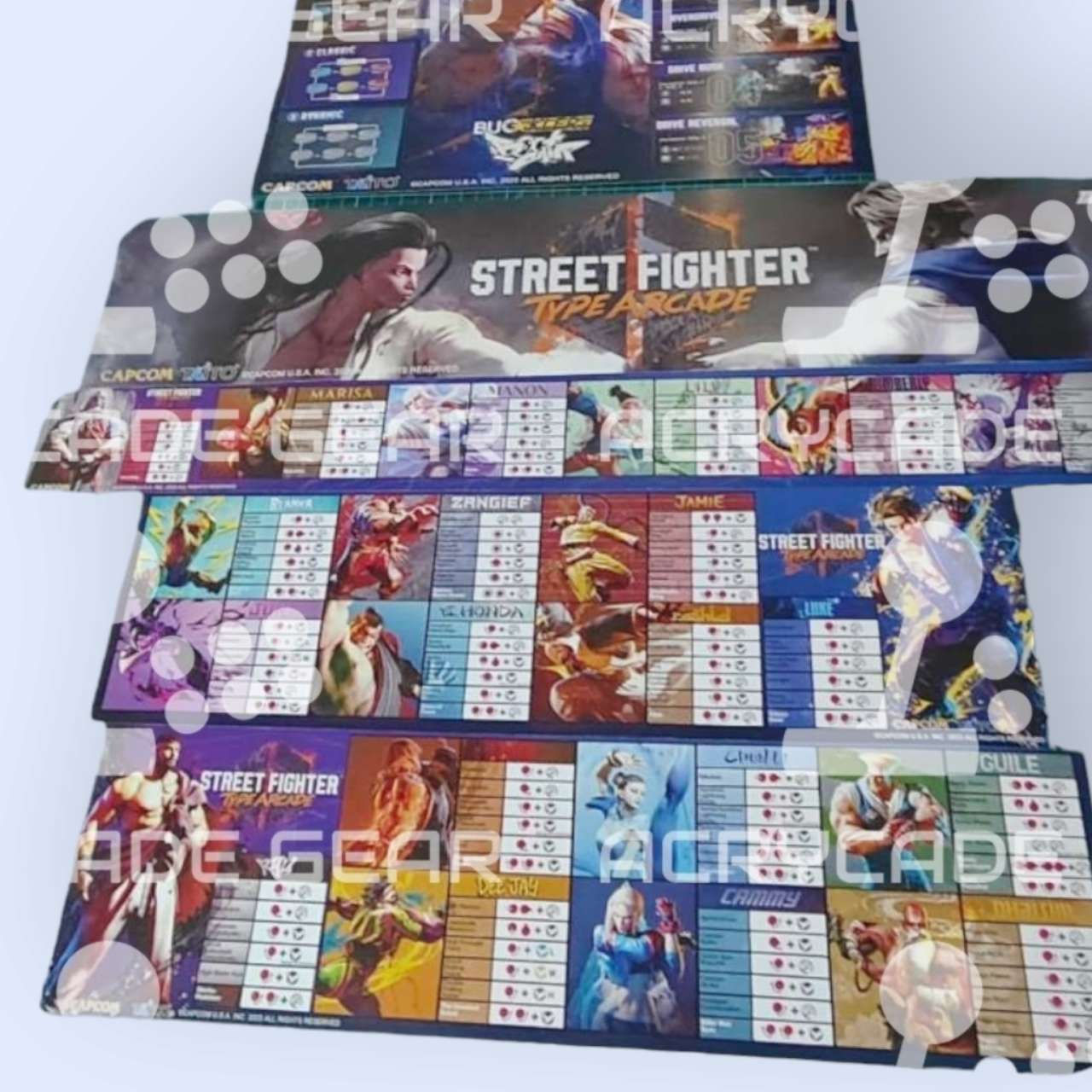 Vewlix/Chewlix Street Fighter VI Artwork Set ( command list version )