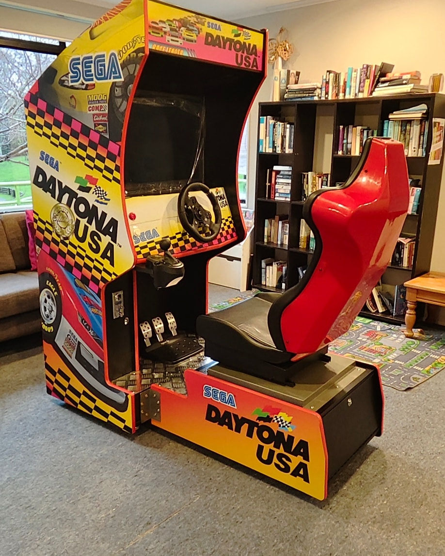Thumbnail: New Zealand Made Arcade  Driving Sit down Arcade Machine with Shifter
