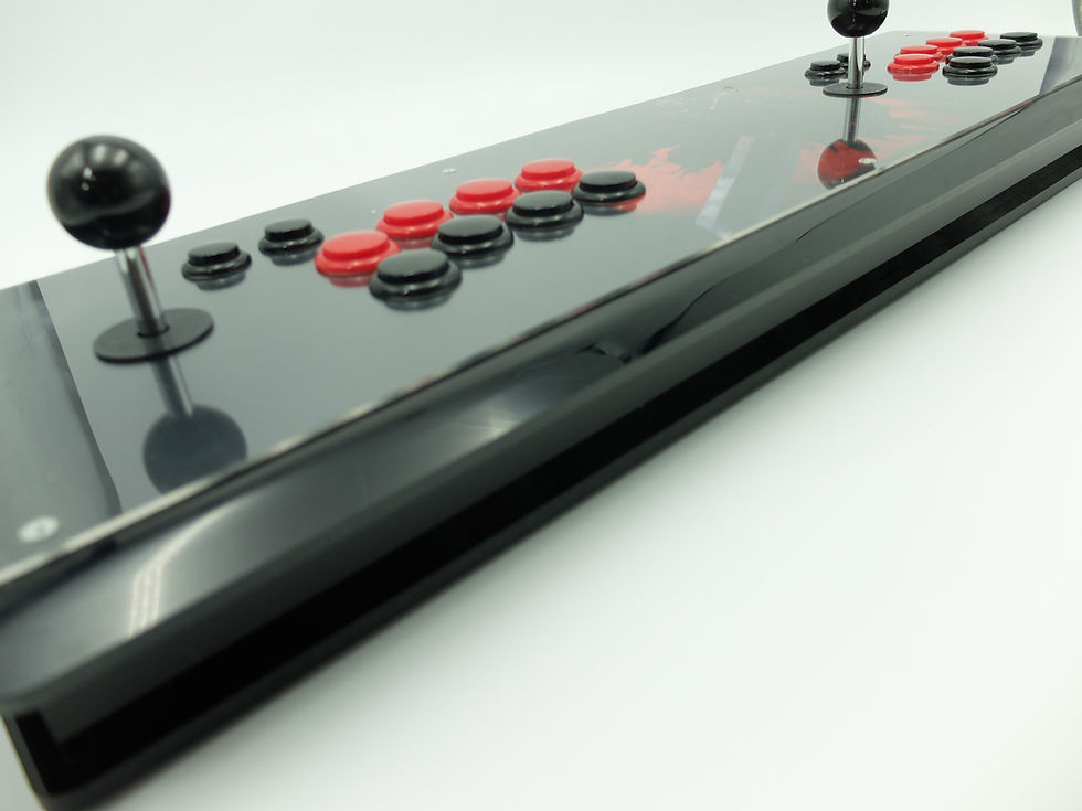 Thumbnail: Dual Player Console Pandora Box Premium Acrylic Black XL