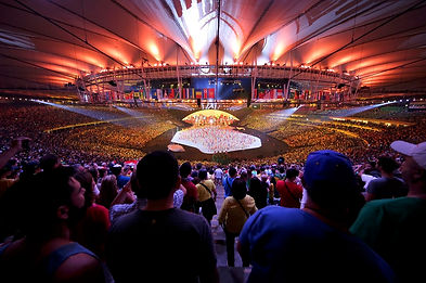 CERIMONIA DE ABERTURA DA OLÍMPIADA