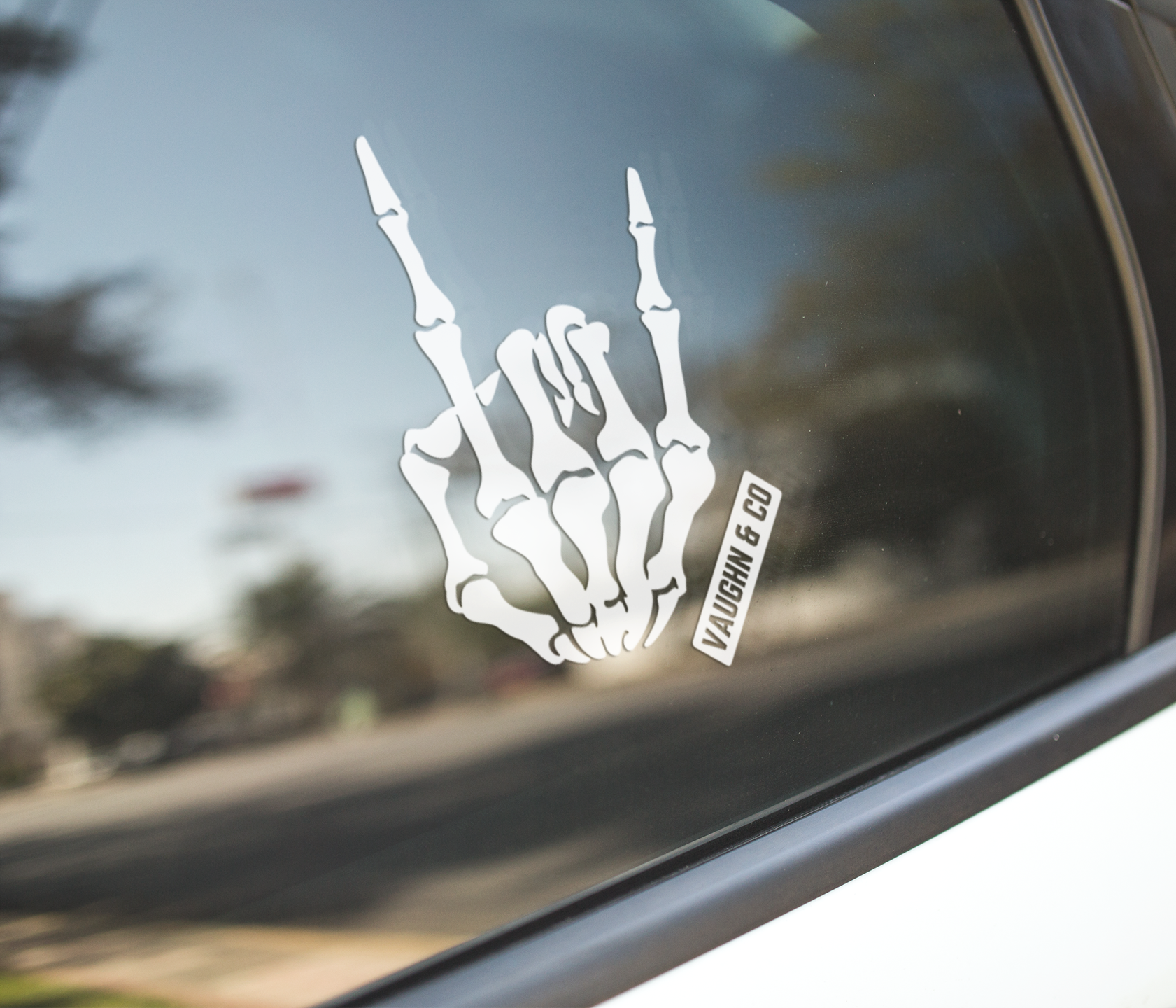 Skeleton Hand Decal