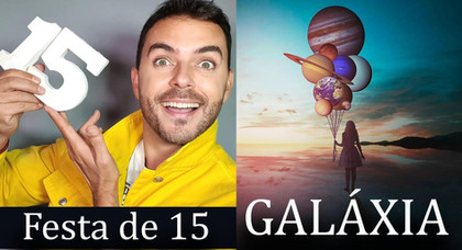 Festa de Quinze anos Tema Galáxia