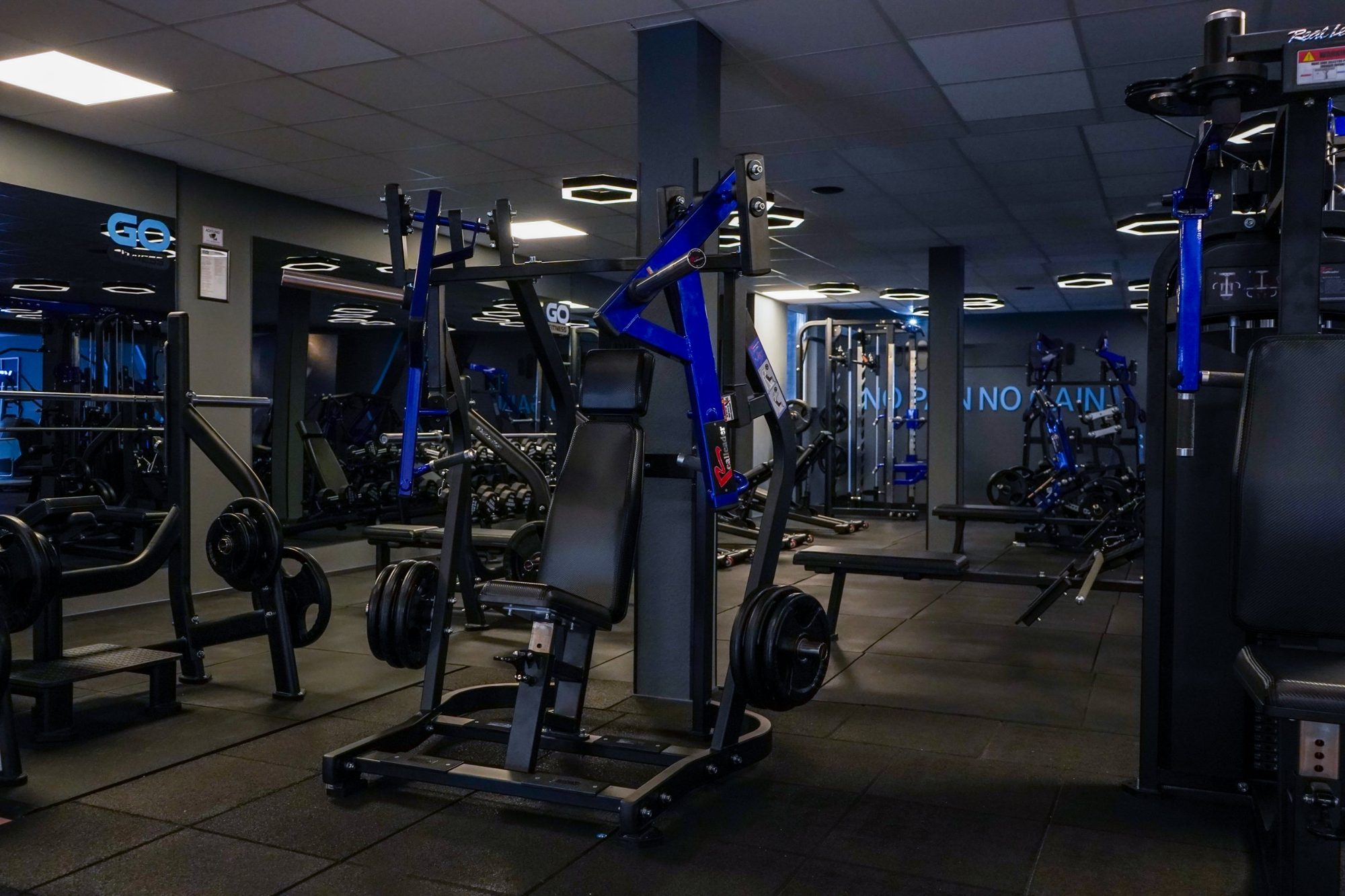 Trainingsfläche im GO FITNESSCLUB Salzgitter-Bad