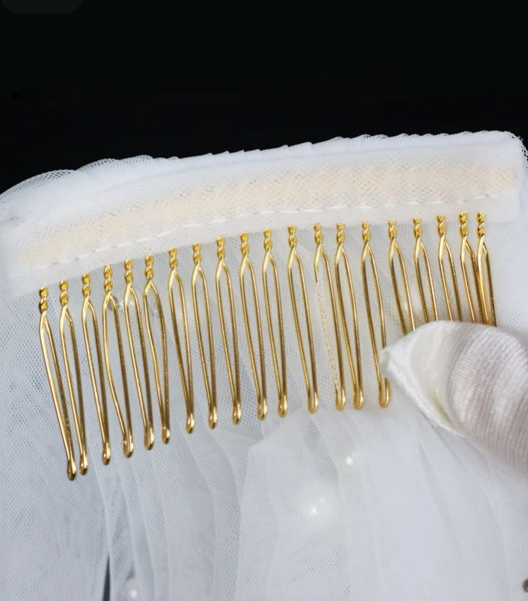 Thumbnail: Bridal veil faux pearl 