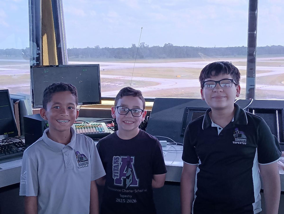 Junior Aviators Club Gets Behind the Scenes Look at Kissimmee Gateway Airport