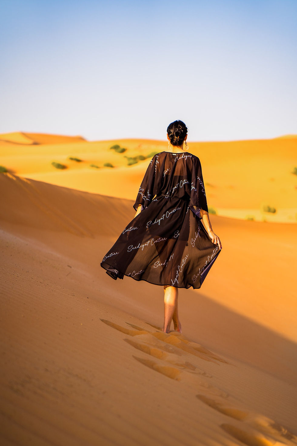 Thumbnail: Monogram Black Kimono Maxi