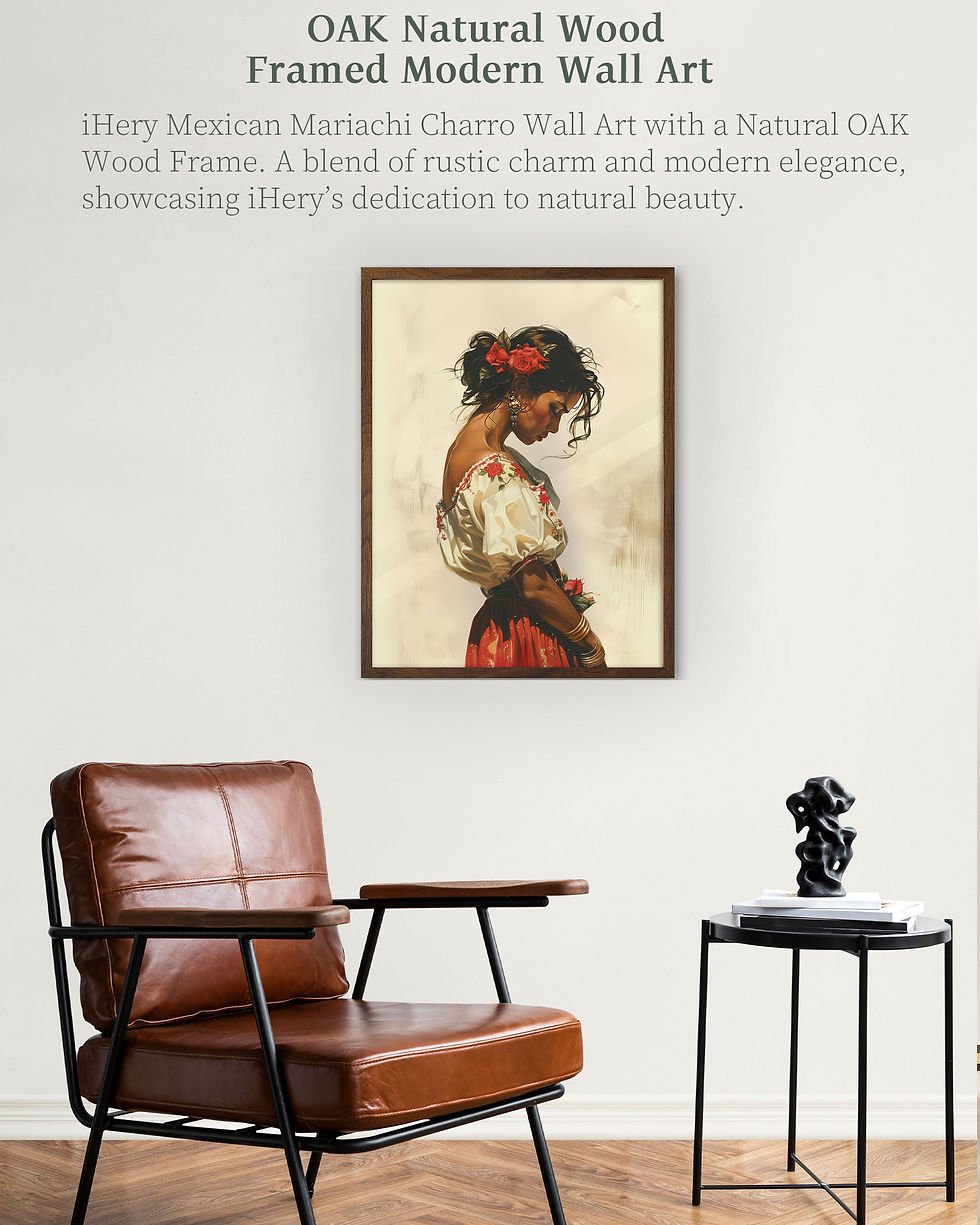 Thumbnail: Romantic Mariachi Southwestern Modern Canvas Wall Art