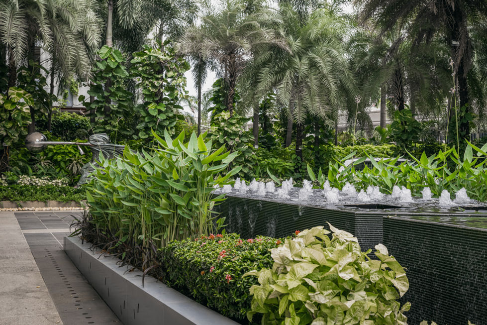 Sthala _ One International Center_Water Feature