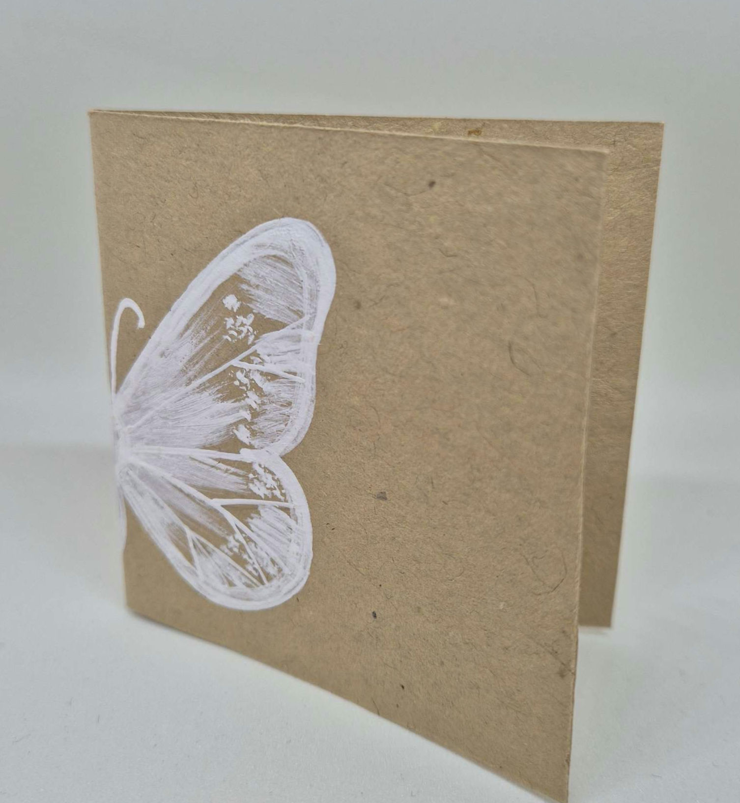 1127 Sommerfugl malt brun