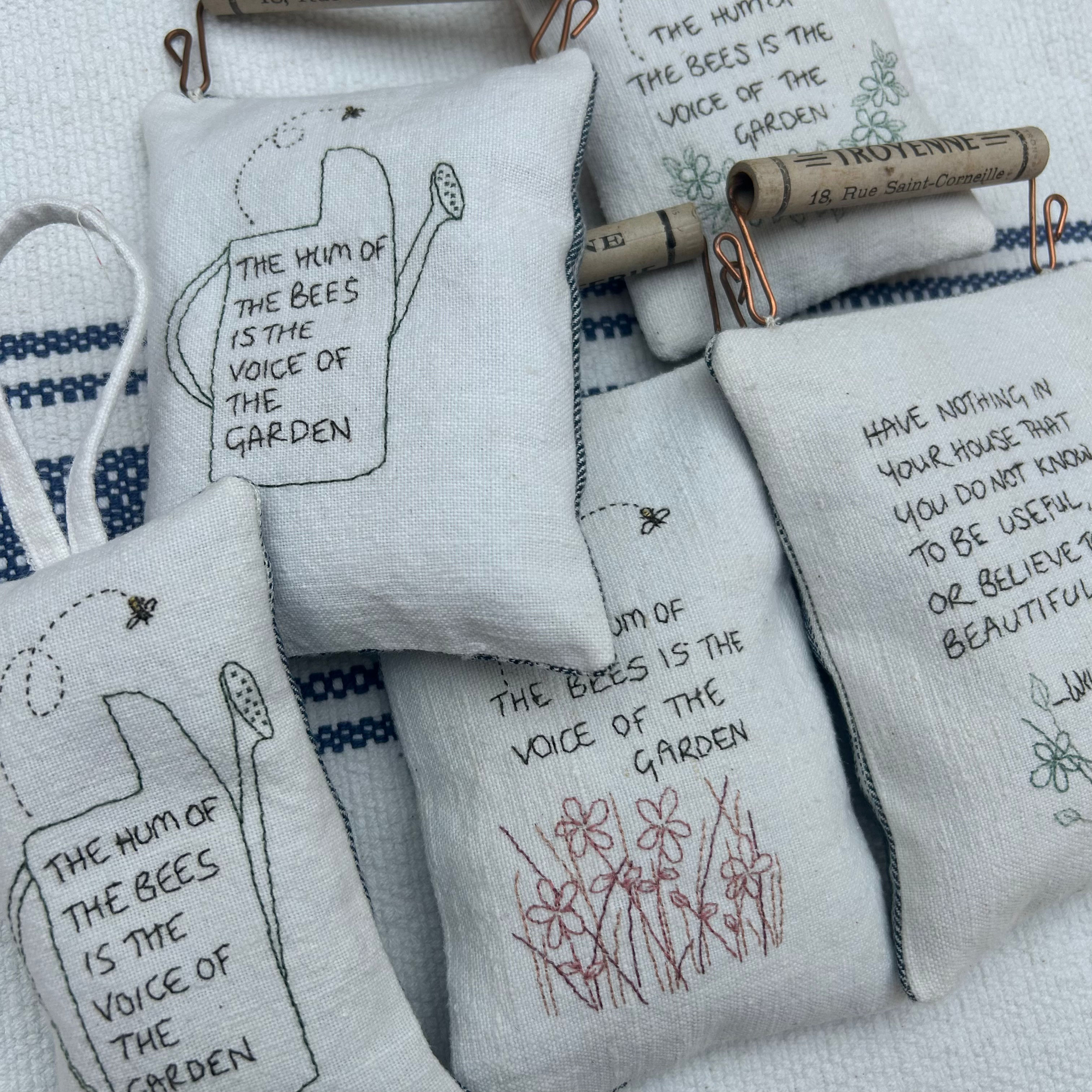 Garden Quote Lavender Bag