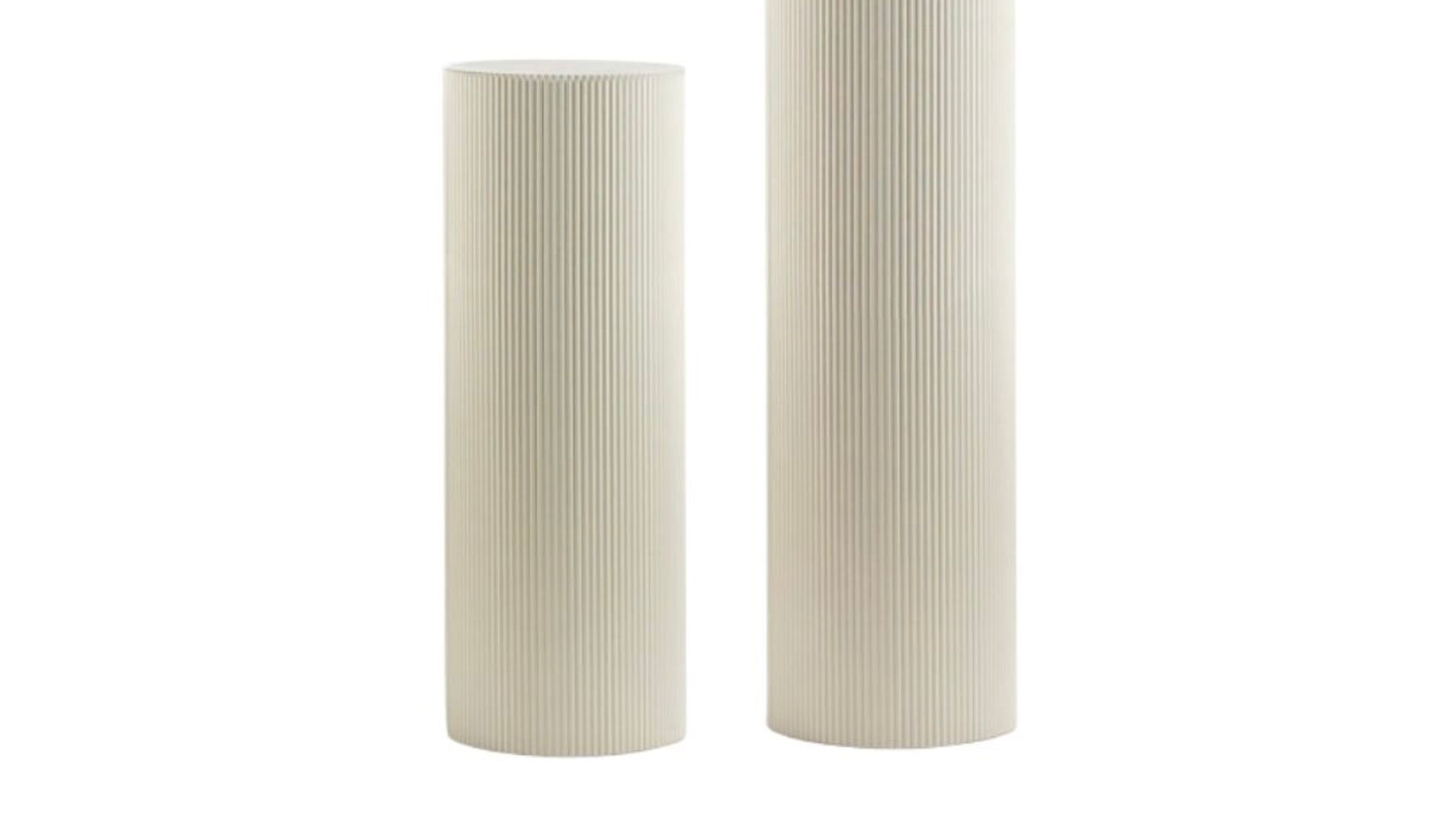 Round Fluted Plinths