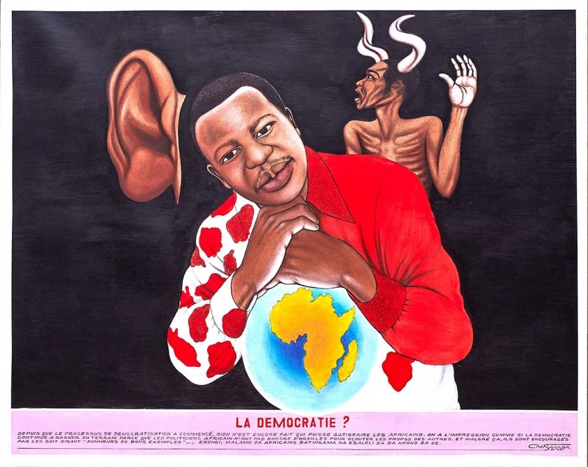 Chéri Samba LA DEMOCRATIE ?, 1997