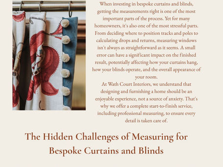 Why Professional Curtain and Blind Measuring Matters