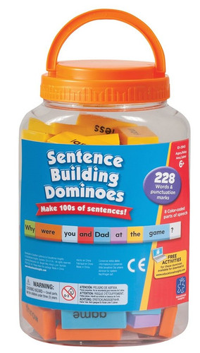 Sentence Building Dominoes | Terrific Teaching To