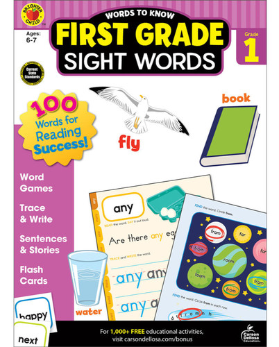 Sight Words Workbook Grade 1 | Terrific Teaching To