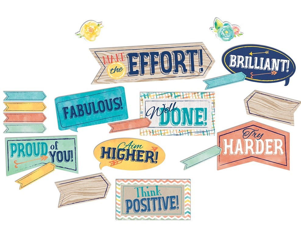 Confetti Splash Behavior Mini Bulletin Board Set