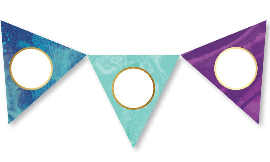 Thumbnail: Galaxy Pennants Cut-Outs