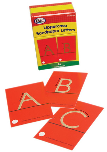 Tactile Sandpaper Uppercase Letters | Terrific Teaching To