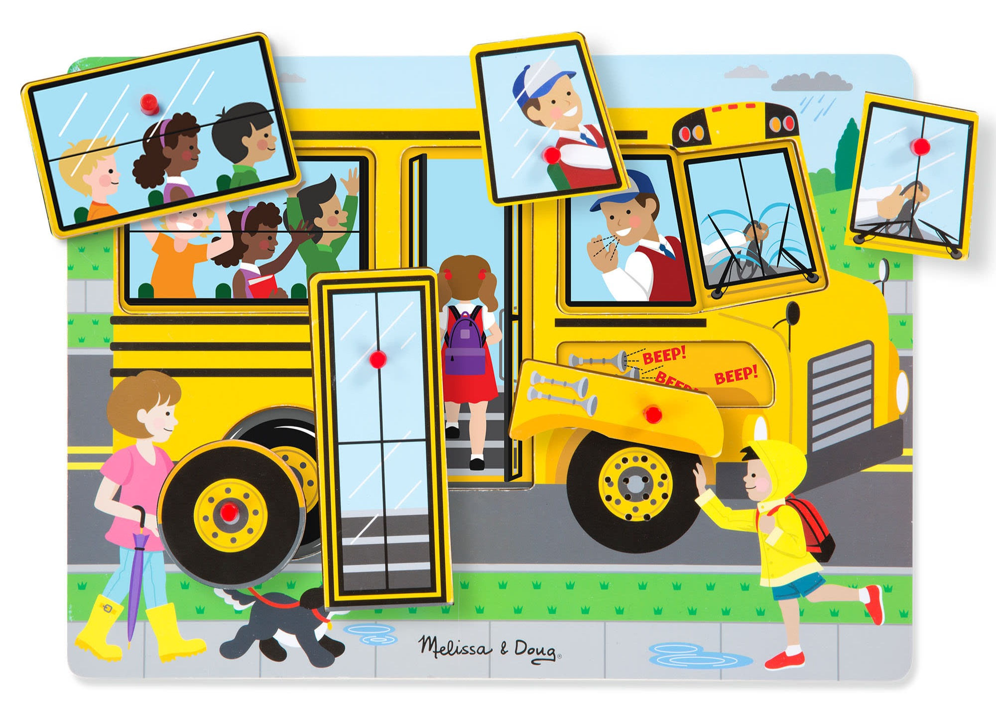 The Wheels on the Bus Sound Puzzle