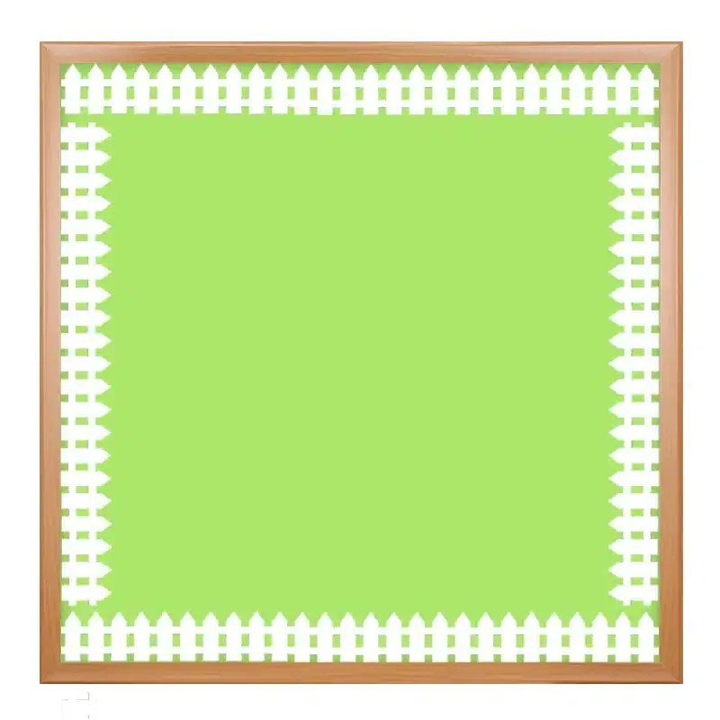 Thumbnail: White Fence Classroom Border