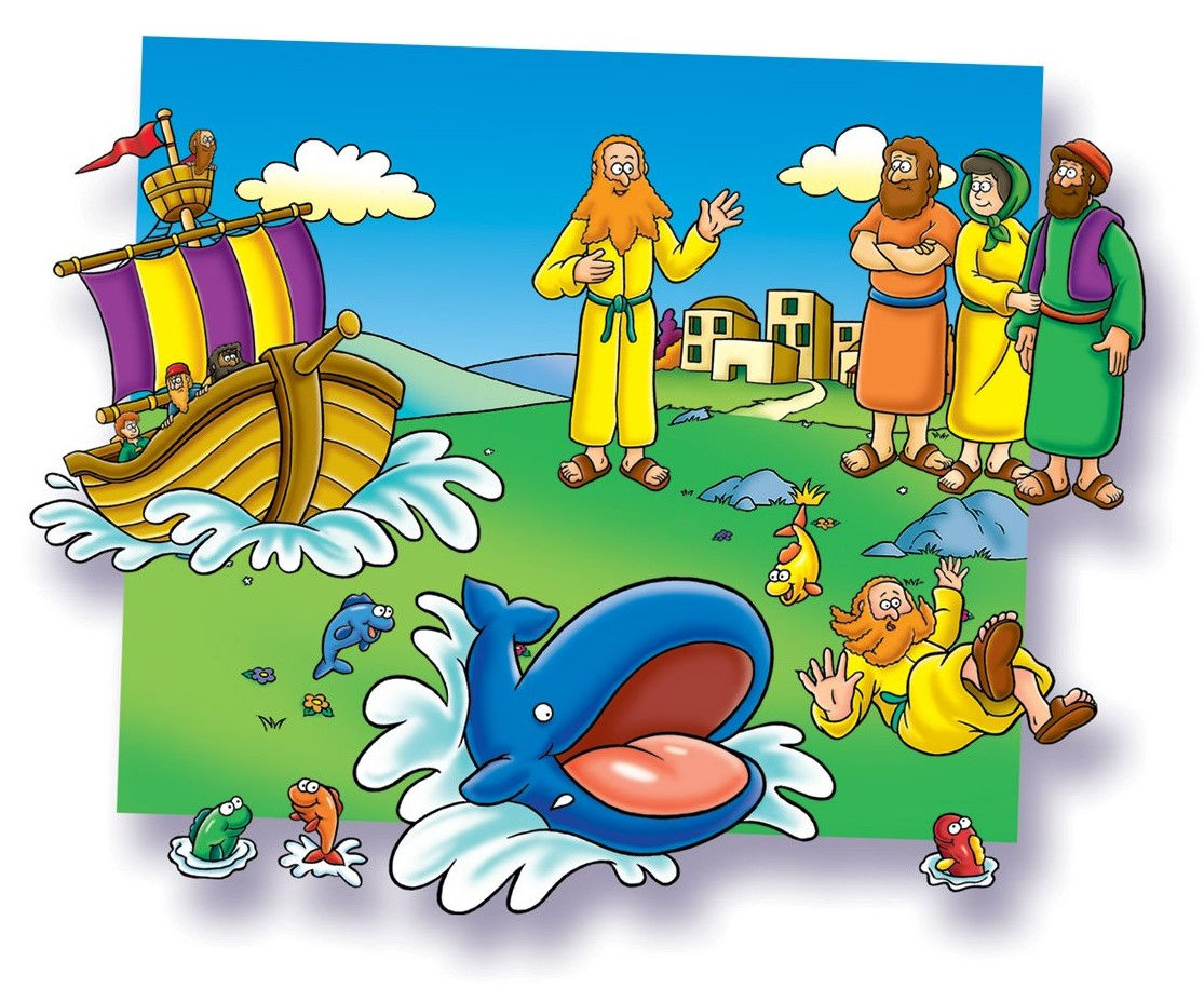 Jonah and The Whale-Felt