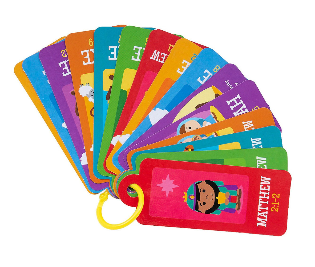 Nativity Story Cards on Ring