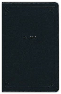 Thumbnail: NKJV Personal-Size Large-Print Reference Bible soft leather-look, black