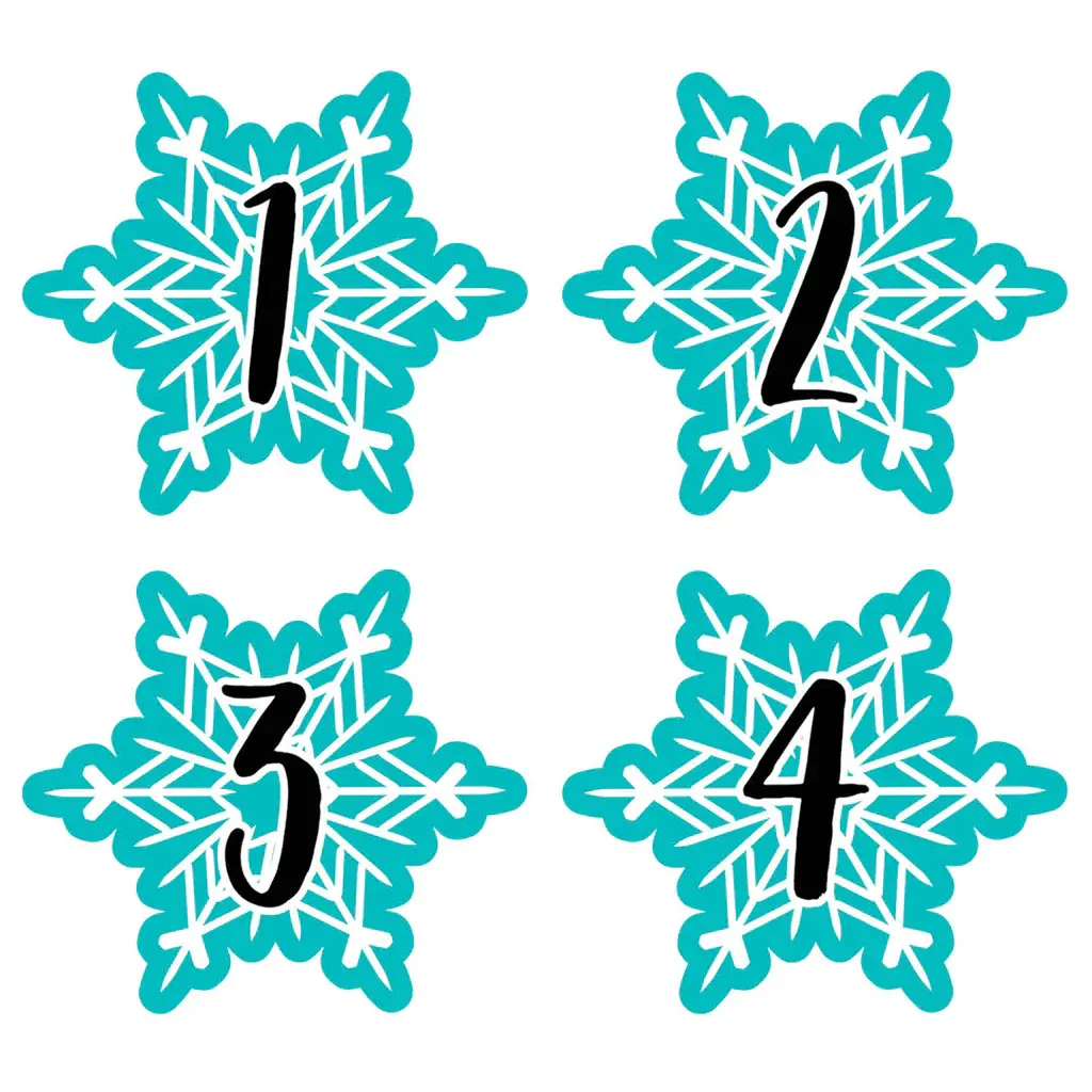 Snowflakes Calendar Days