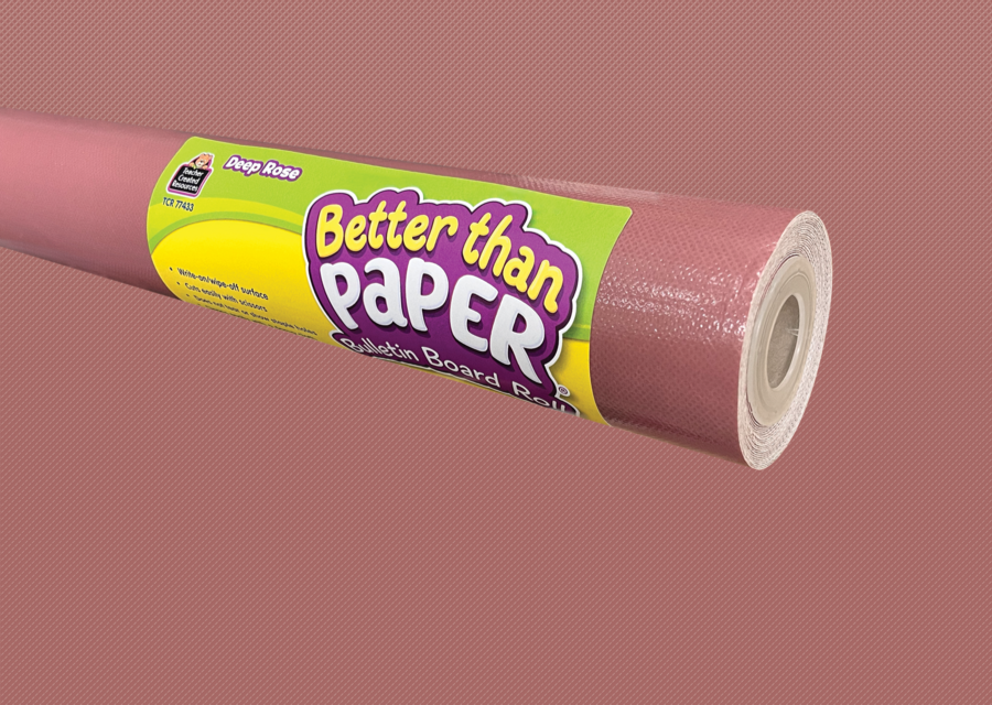 Deep Rose Better Than Paper Bulletin Board Roll