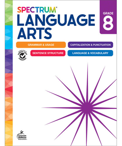 SPECTRUM LANGUAGE ARTS WORKBOOK GRADE 8 PDF visual data 6