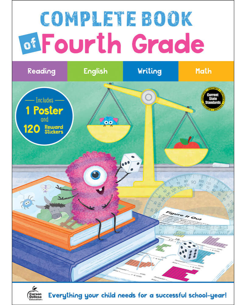Complete Book of Fourth Grade Workbook Grade 4