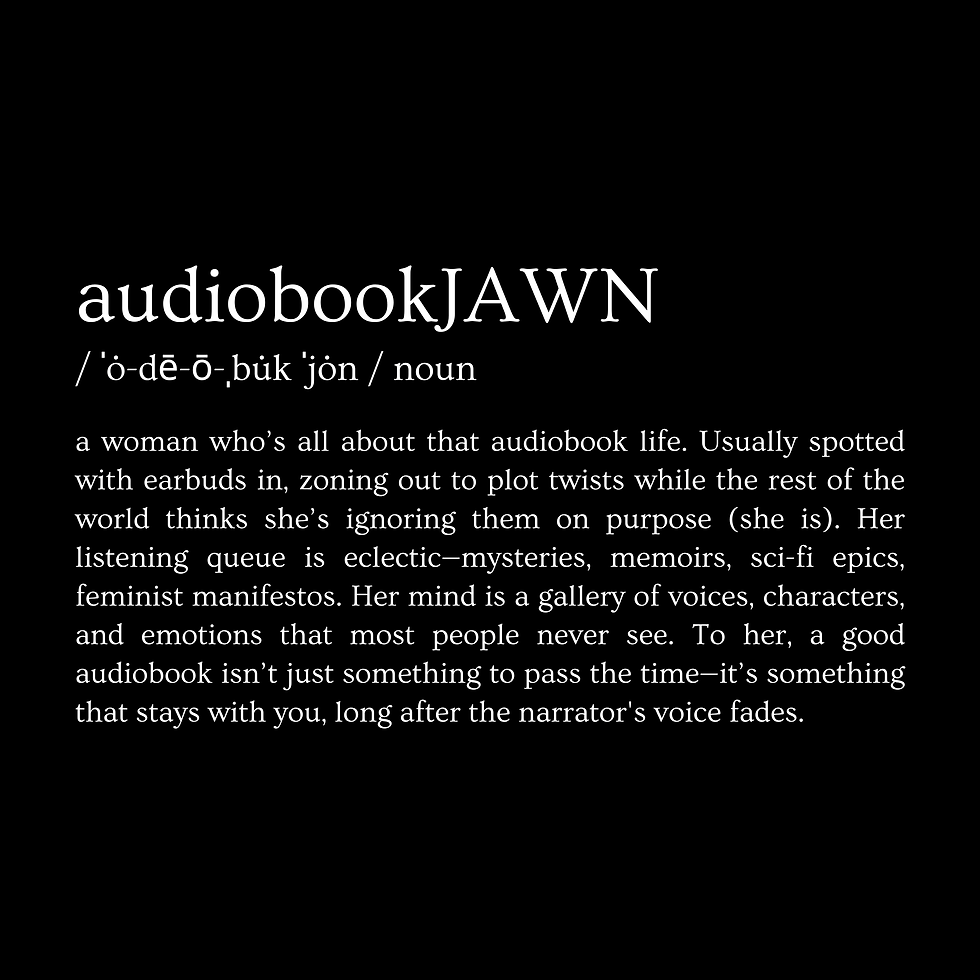 Thumbnail: audiobookJAWN Unisex T-Shirt (White Print)