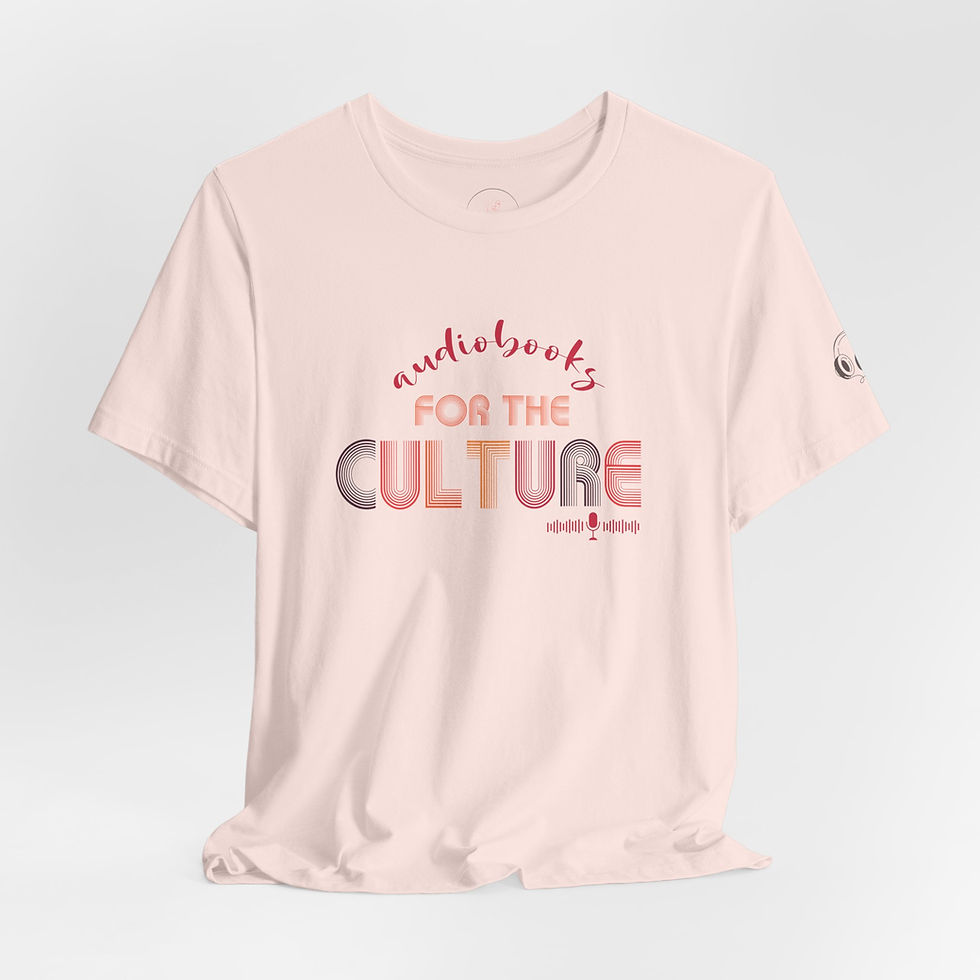 Thumbnail: Audiobooks for the Culture, Unisex T-Shirt  (Sunset)