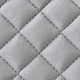 Quilted padded nylon fabric swatch for bag manufacturing