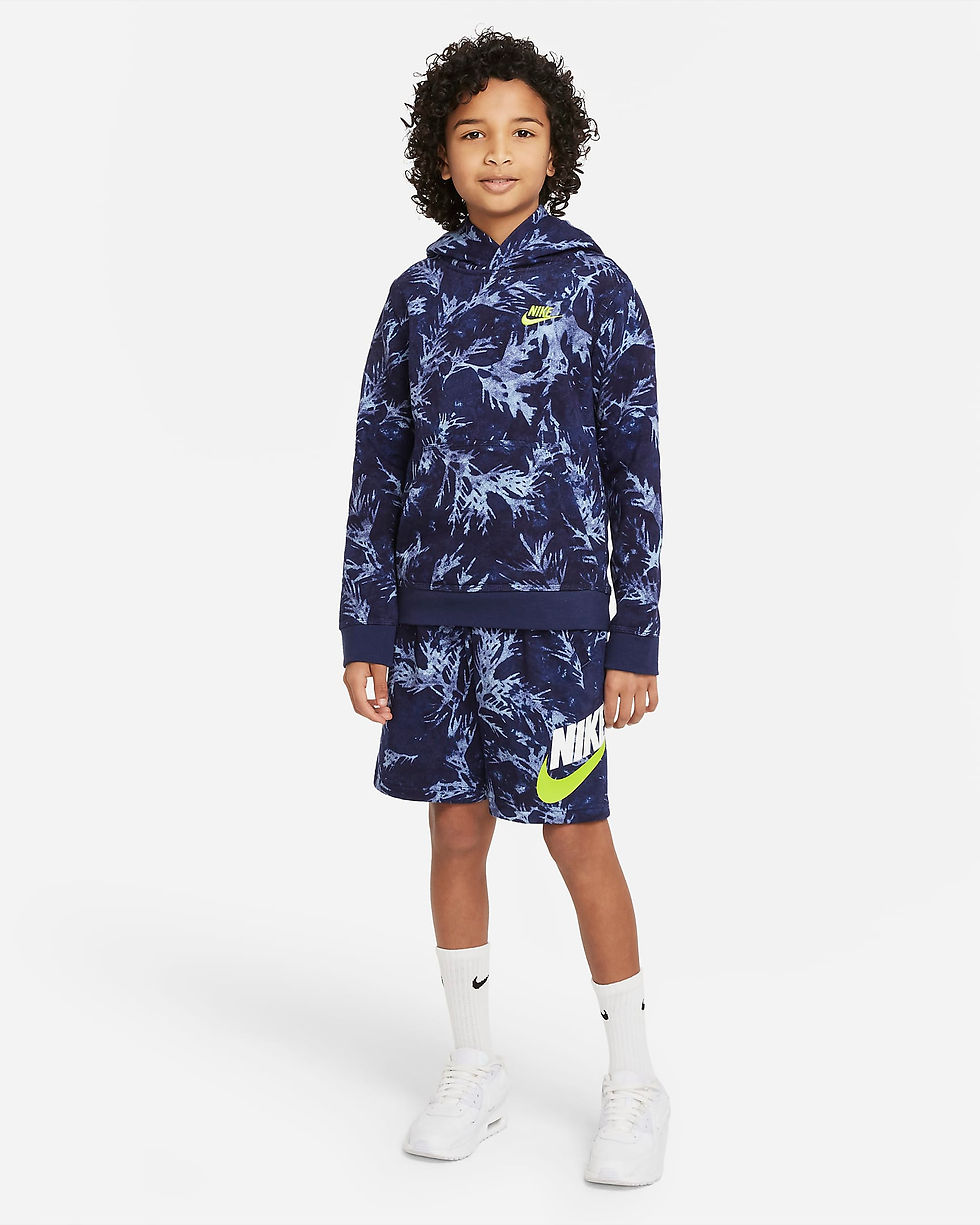 الصورة المصغرة: Nike Sportswear French Terry printed shorts for large size children