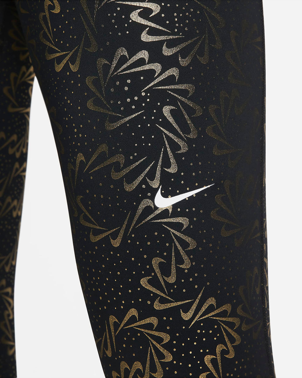 Thumbnail: Nike Pro Women's Mid-Rise Allover Print Leggings