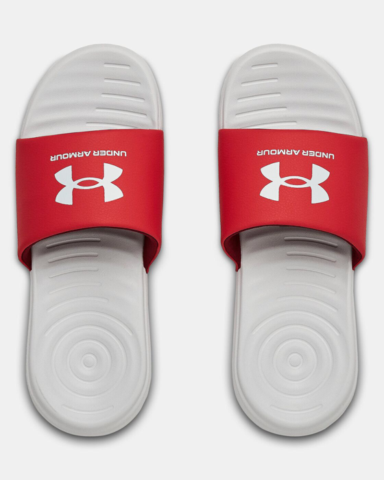 Thumbnail: UA Ansa Fixed SlidesHalo Gray / Red / Halo Gray