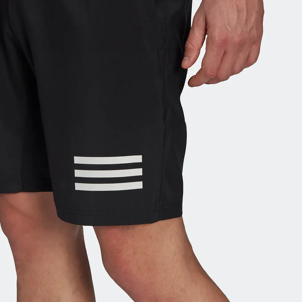 Thumbnail: CLUB TENNIS 3-STRIPES SHORTS Black / White