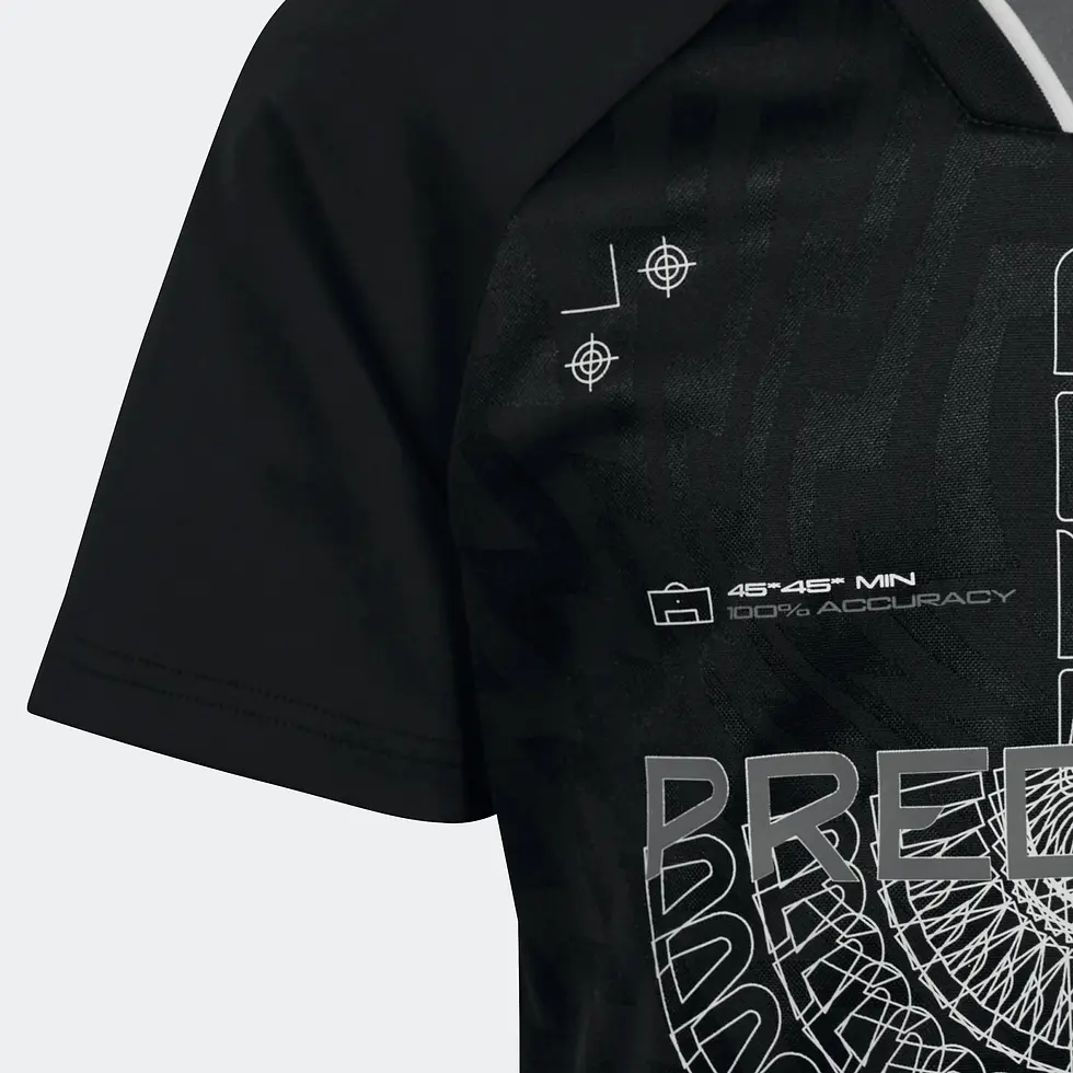الصورة المصغرة: FOOTBALL-INSPIRED PREDATOR JERSEY Black / Grey Four / White