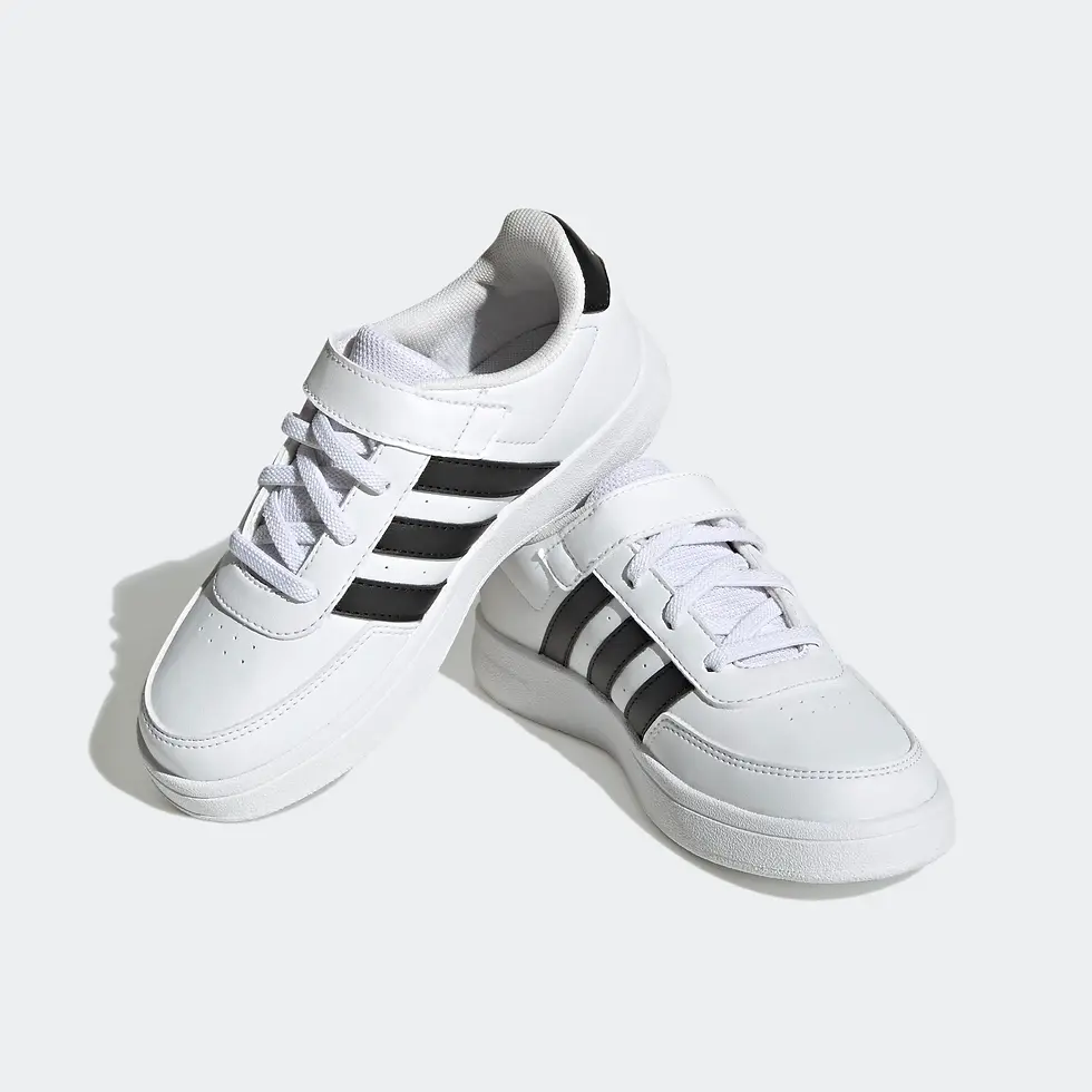 الصورة المصغرة: BREAKNET LIFESTYLE COURT ELASTIC LACE AND TOP STRAP SHOES Cloud White / Core B