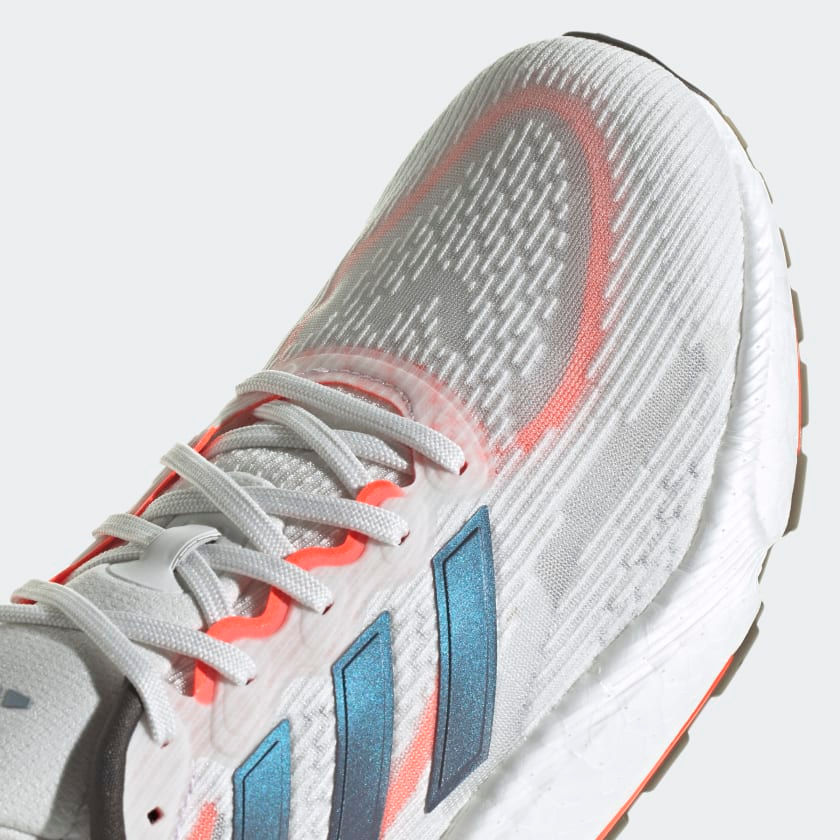 Thumbnail: SOLARBOOST 5 RUNNING SHOES Crystal White / Grey Five / Solar Red