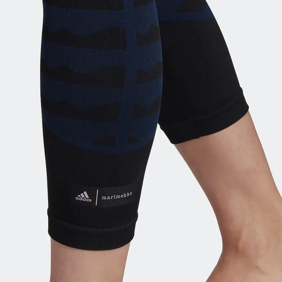 Thumbnail: MARIMEKKO AEROKNIT 7/8 TIGHTS Collegiate Navy