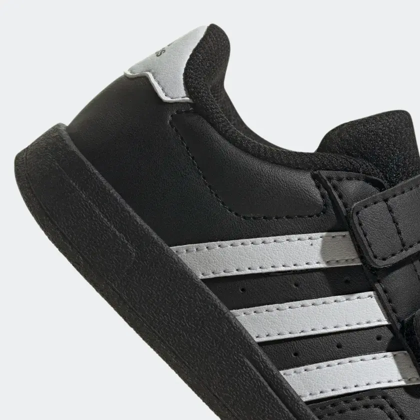Thumbnail: BREAKNET LIFESTYLE COURT TWO-STRAP HOOK-AND-LOOP SHOES Core Black / Cloud Whit