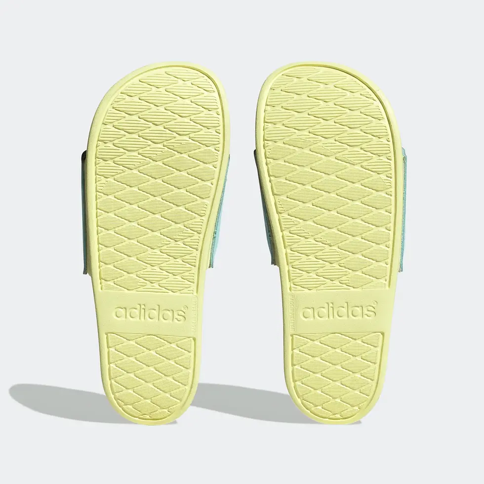 الصورة المصغرة: ADILETTE COMFORT SLIDES Clear Aqua / Lush Red / Pearl Citrine