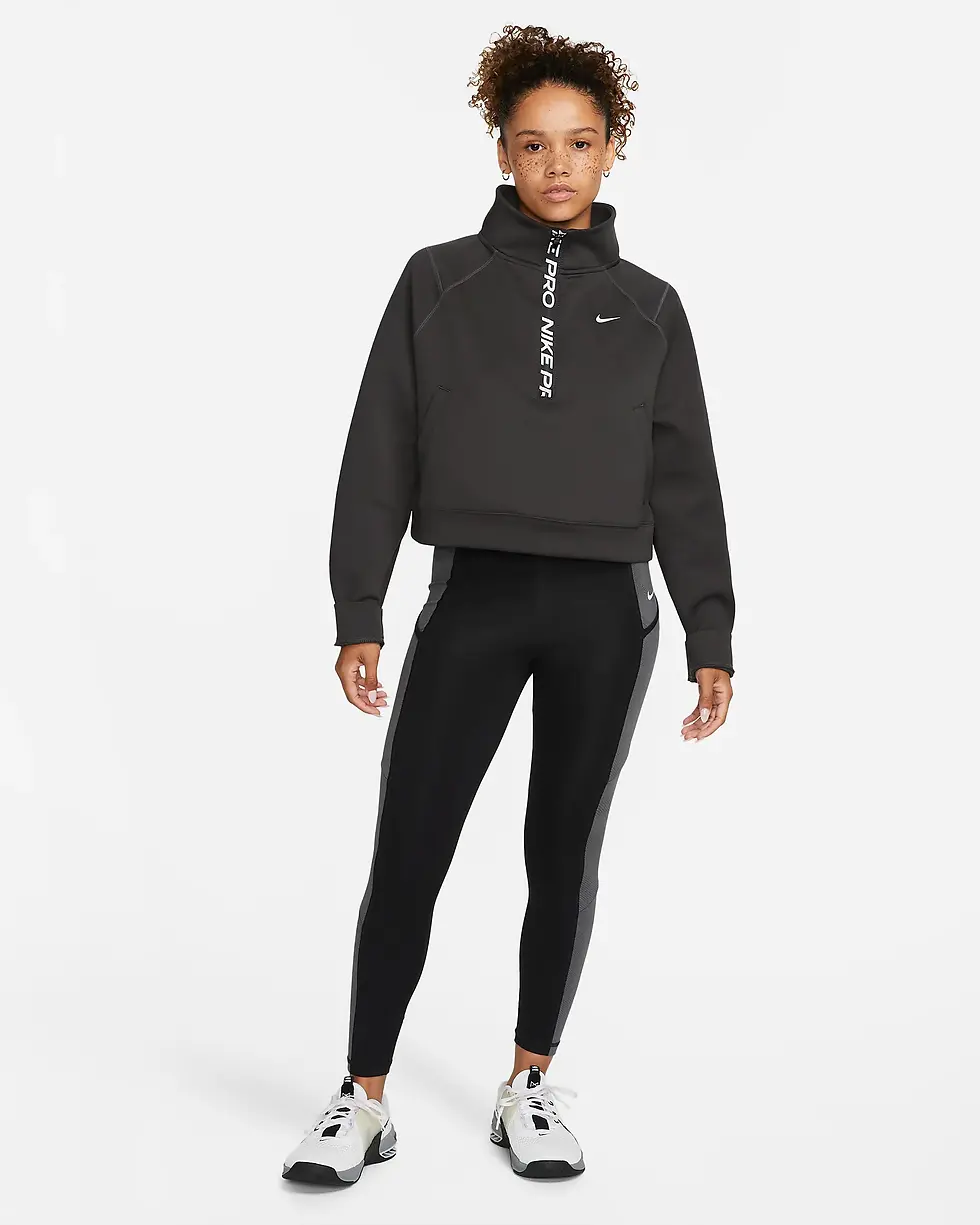Thumbnail: Nike Pro Women's High-Waisted 7/8 Training Leggings with Pockets